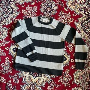 Old Navy Women’s Crewneck Block Striped Knit Sweater Size M Medium